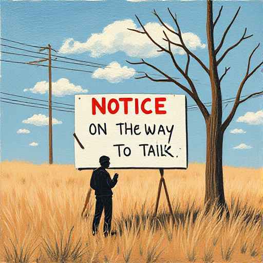 Notice on the Way to Talk