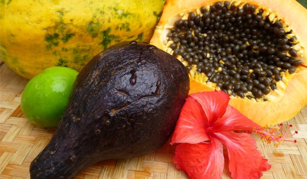 Papaya and Avocado